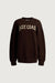 Oversized graphic sweatshirt in coffee bean e — main image