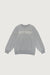 Oversized graphic sweatshirt in dark heather grey e — main image