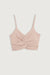 Knotted tank in blush brown — main image