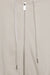 Cropped zip-up hoodie in moonbeam — main image
