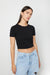 Babydoll t-shirt in black — main image