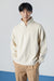 Quarter zip pullover in oatmeal — main image
