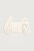 Puff sleeve blouse in natural — main image