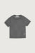 Sheer checkered t-shirt in black — main image