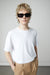 Jersey t-shirt in white — main image