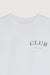 Club graphic tee in white peppermint — main image