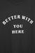 Graphic t-shirt in black — main image