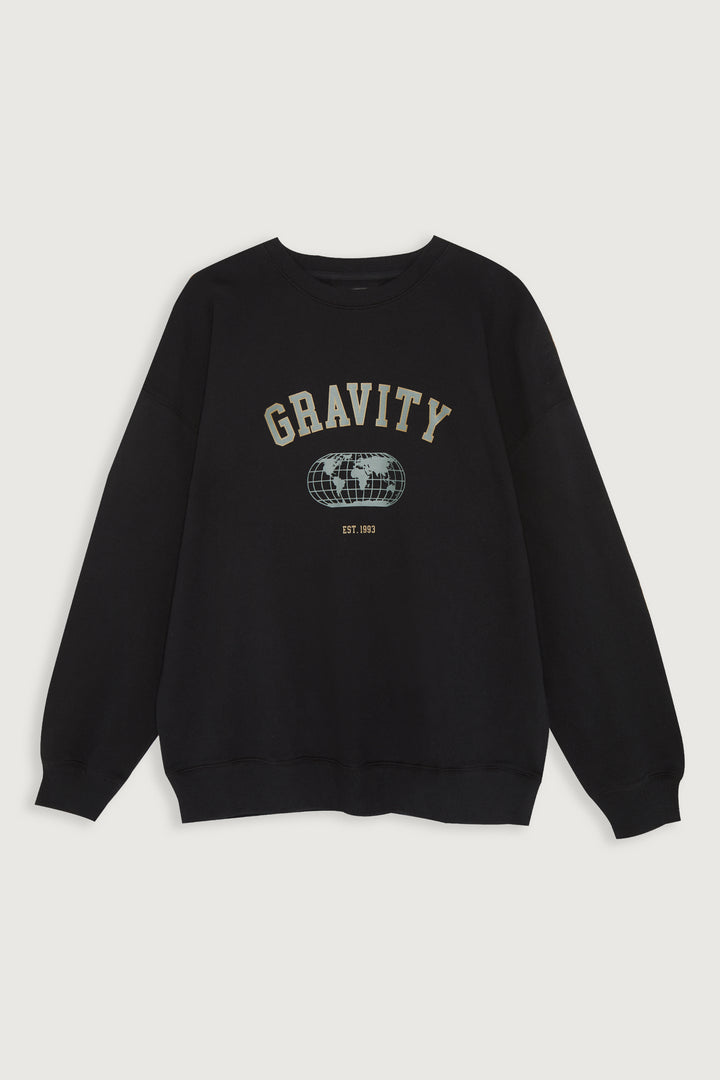 GRAPHIC SWEATSHIRT in Black — alternate angle