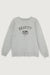 Graphic sweatshirt in dark heather grey — main image