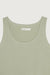 Cropped scoop neck tank in desert sage — main image