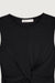 Front knot tank in black — main image