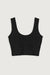 Corset tank in black — main image