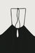 Keyhole halter tank in black — main image