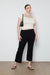 Cap sleeve top in coconut milk — main image