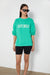 Refined oversized sweatshirt in ming green — main image
