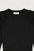 Shoulder cutout top in black — main image