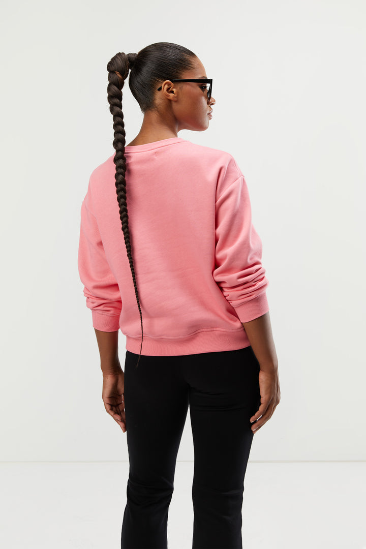 REFINED CLUB SWEATSHIRT in Confetti White — alternate angle