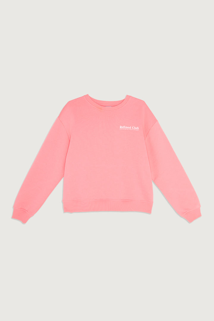 REFINED CLUB SWEATSHIRT in Confetti White — alternate angle