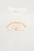 Good energy club t-shirt in snow white apricot tan — main image