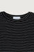 Striped long sleeve top in black stripe — main image
