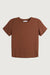 Classic crewneck t-shirt in bison — main image