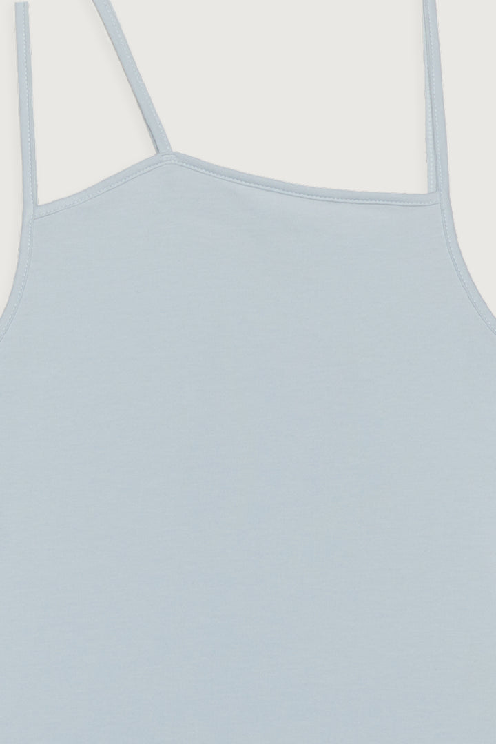 THREE STRAP TANK in Ballad Blue — alternate angle