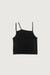 Three strap tank in black — main image