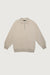 Collared half-zip sweatshirt in birch — main image