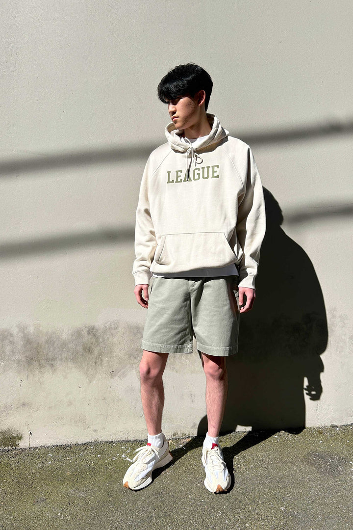 RELAXED FIT HOODIE in Birch — alternate angle