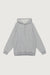 Relaxed fit hoodie in dark heather grey — main image