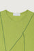 Exposed seam tee in pale green — main image