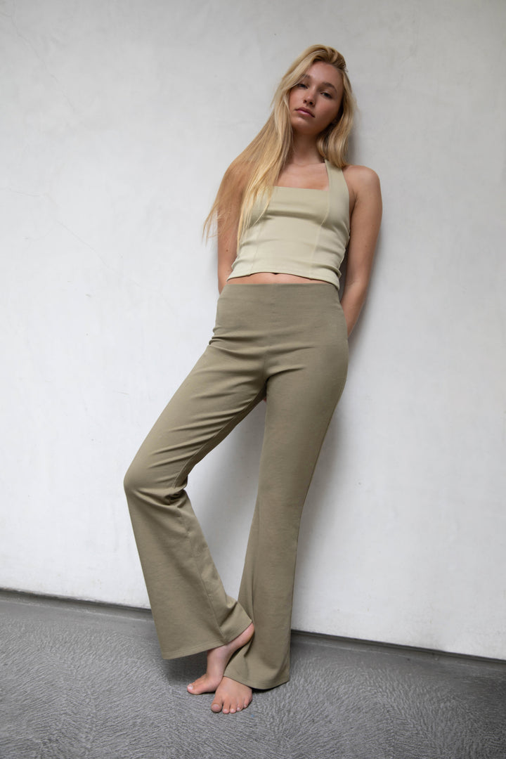 HALTER TOP in Elm — alternate angle