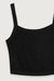 Knit tank in black — main image