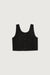 Cropped textured tank in alfalfa — image