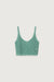 Crochet tank in bright mint — main image