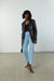 Cowl neck camisole in black — main image