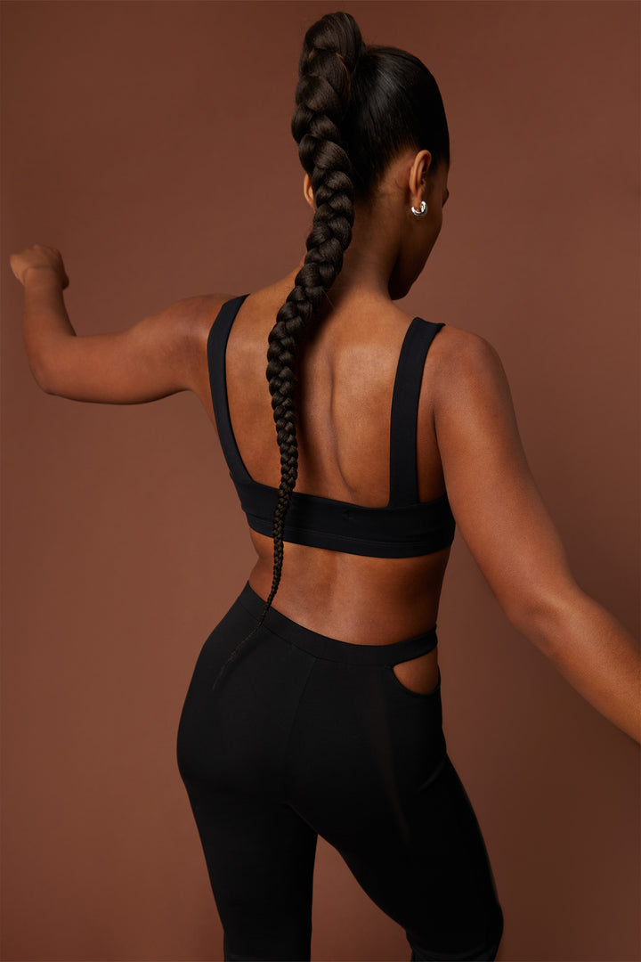 TANK BRALETTE in Black — alternate angle