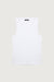 Classic ribbed tank top in white — main image