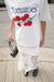 Tomato graphic t-shirt in white — main image