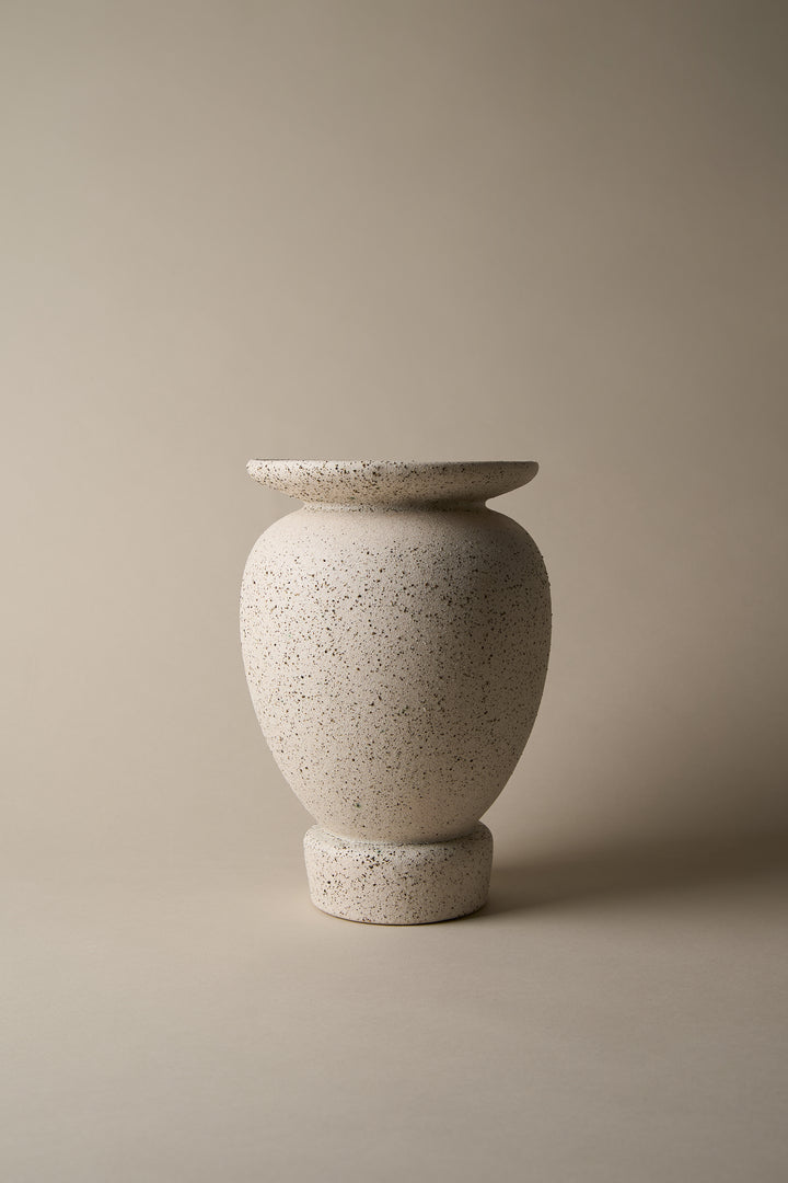 ATHENA VASE in Bone — alternate angle