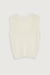 Knit vest in cream — main image