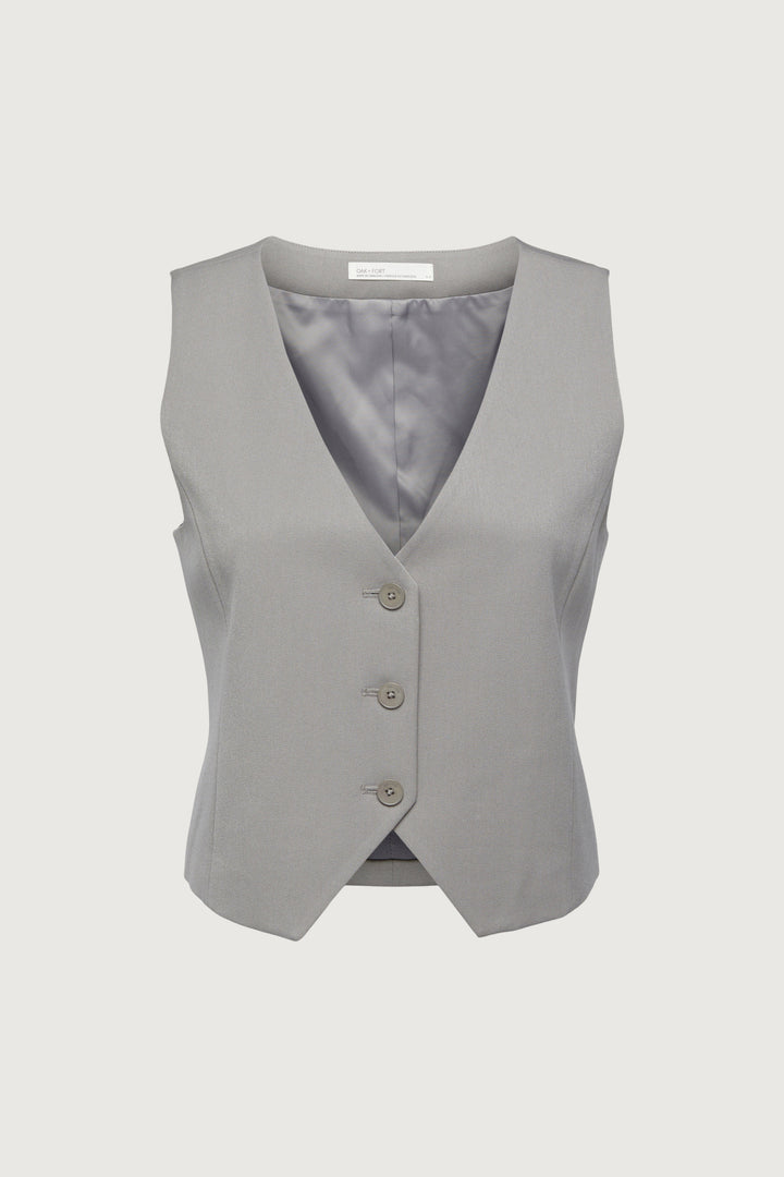 SUITING VEST in Cloudburst — alternate angle