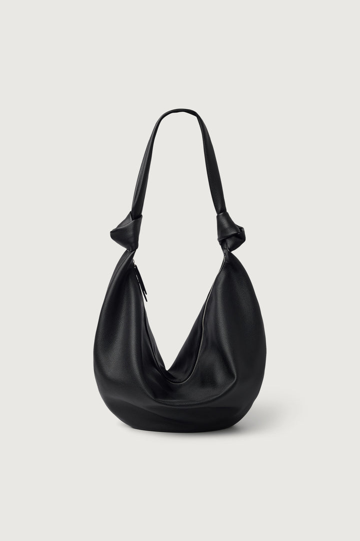 SLOUCHY SHOULDER BAG in Black — alternate angle