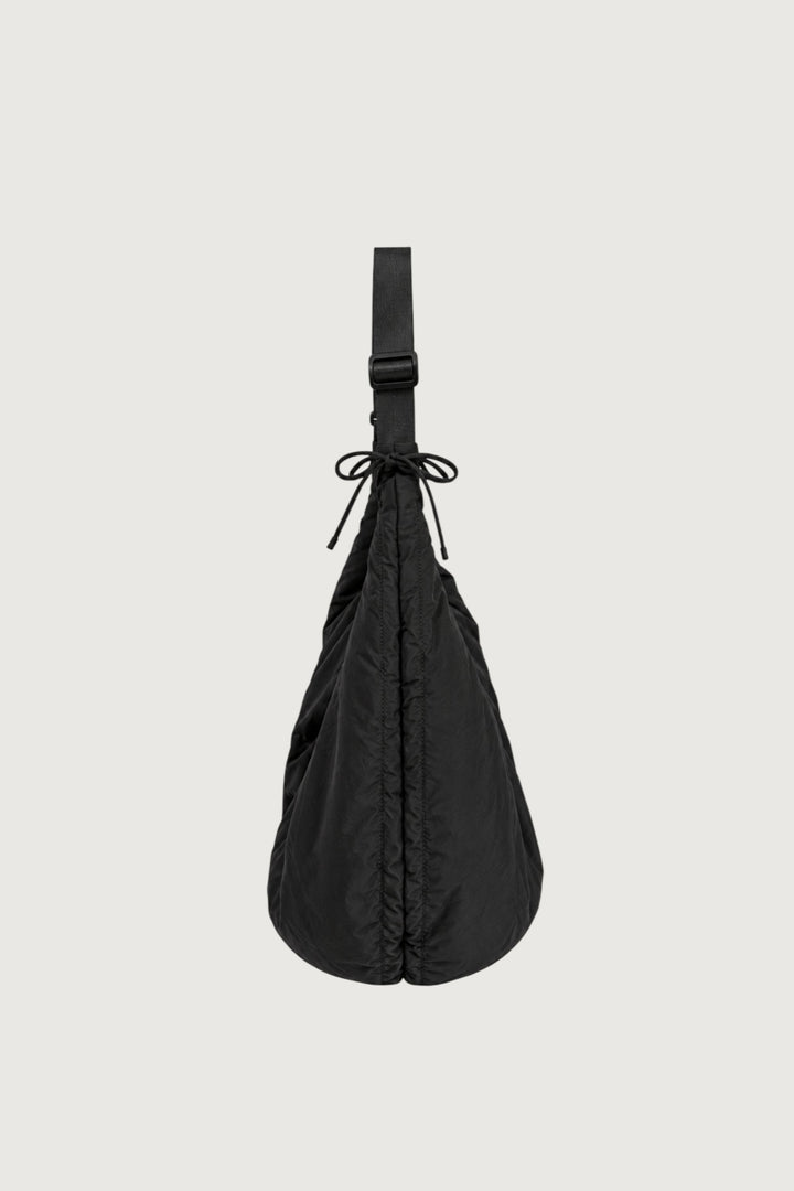 NYLON CRESCENT CROSSBODY BAG in Black — alternate angle