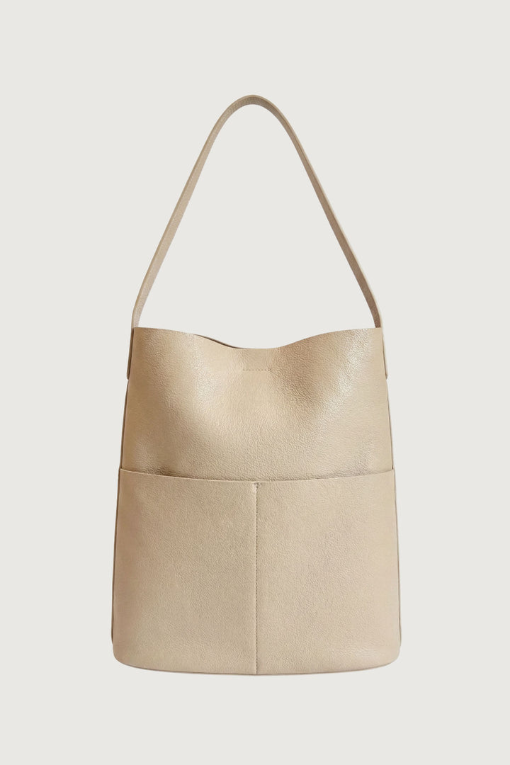 NEW CITY TOTE BAG in Oatmeal — alternate angle