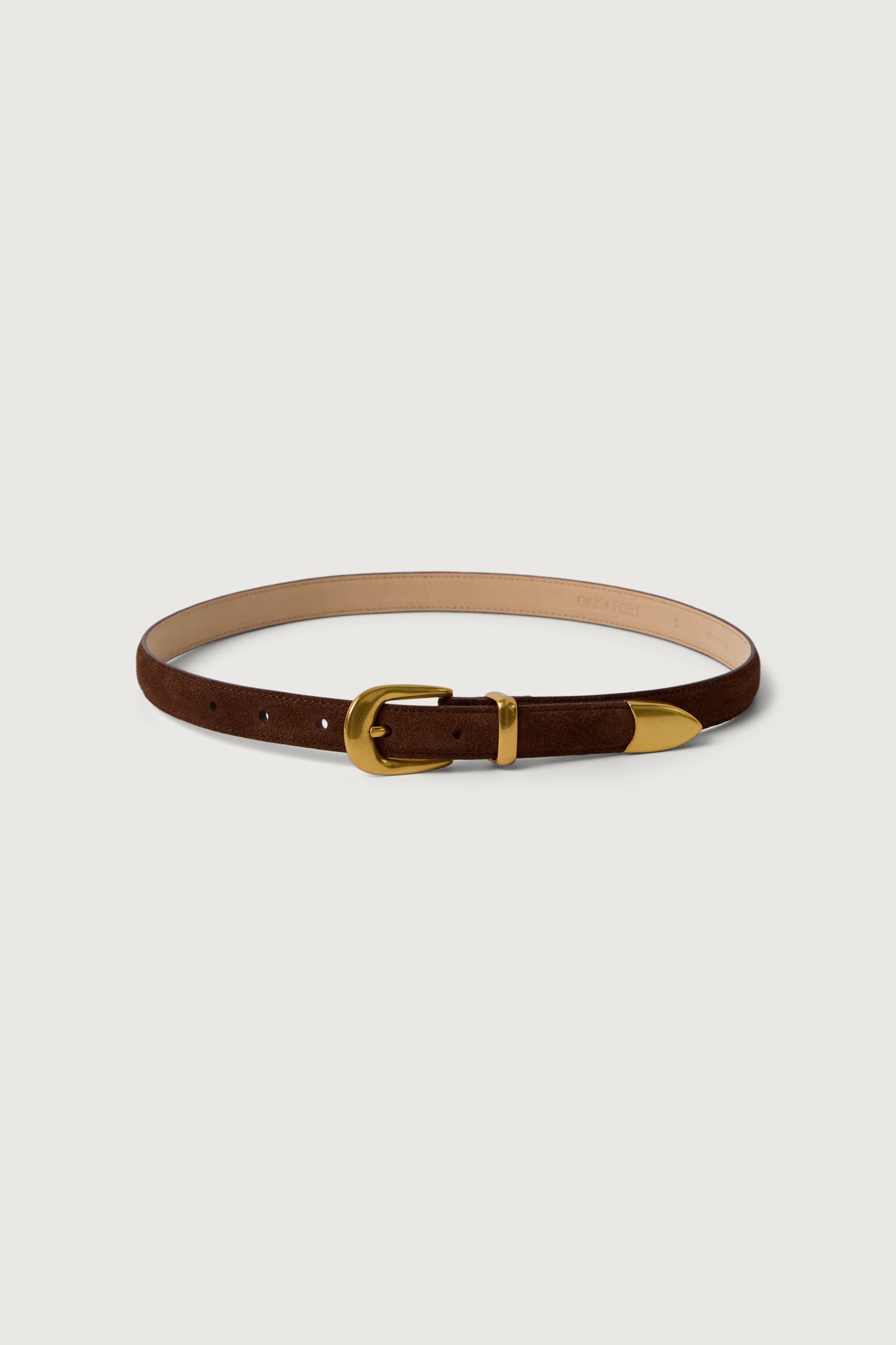 Mila Suede Western Belt | OAK + FORT – OAK + FORT USA display picture 1