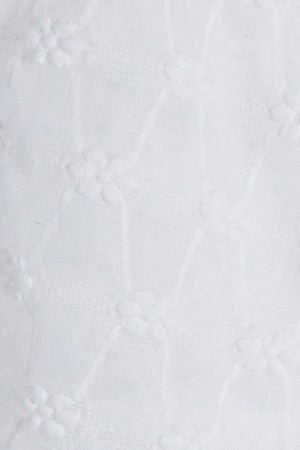 SHEER TANK WITH TIE FRONT in Ivory — alternate angle