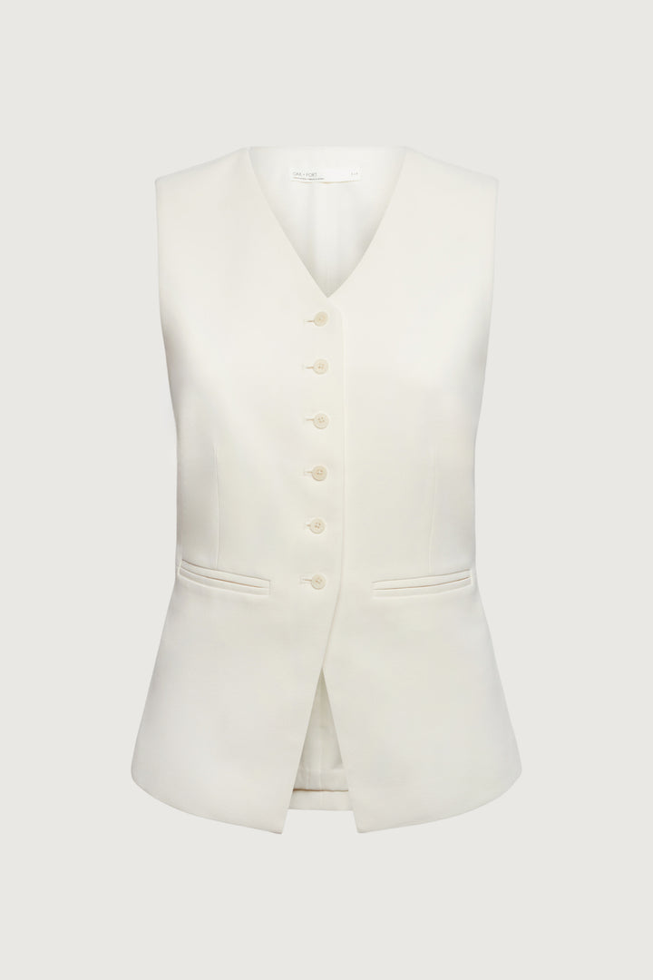 BUTTON FRONT SUITING VEST