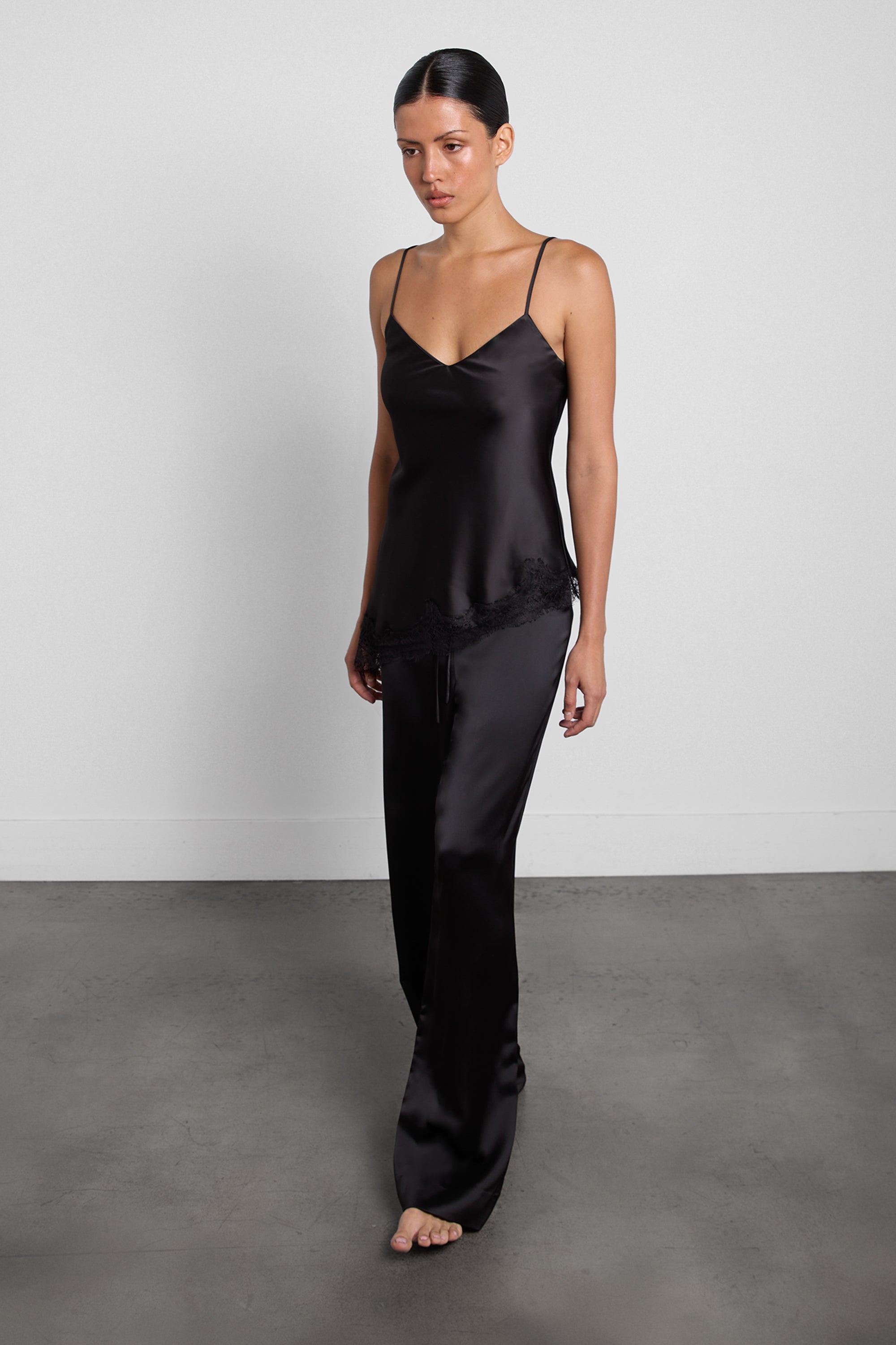 COOTIE PRODUCTIONS カットオフTノースリーブ ブラック Cropped Tube Top with Side Slit | OAK + FORT – OAK + FORT USA