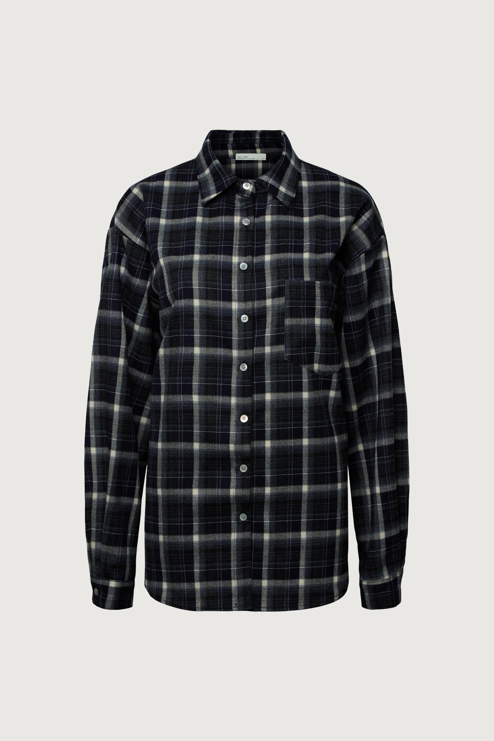 Oversized Flannel Plaid Shirt